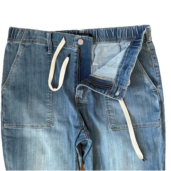 Judy Blue Women's Jogger Jeans 13/31 Pull on Elastic Waist Drawstring JB88496 - Picture 7 of 12